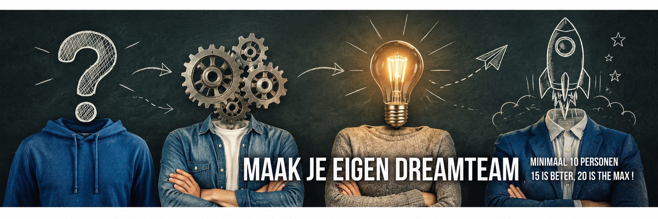 Droomteam op het krijtbord