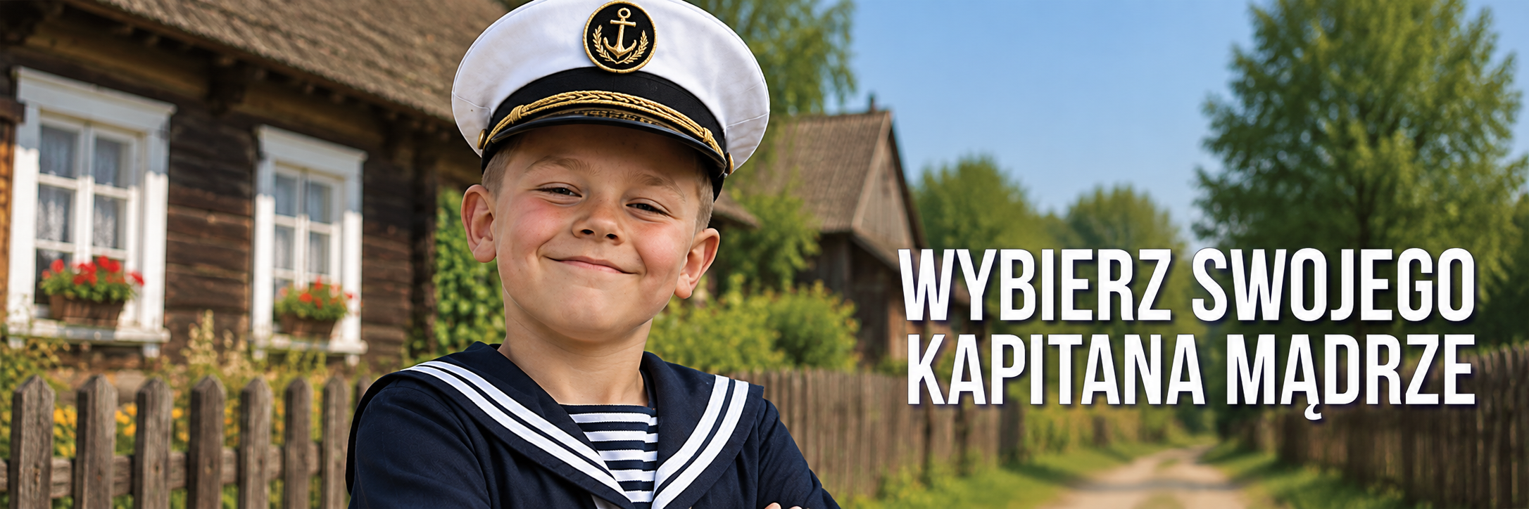 Jonge kapitein op het platteland (1)