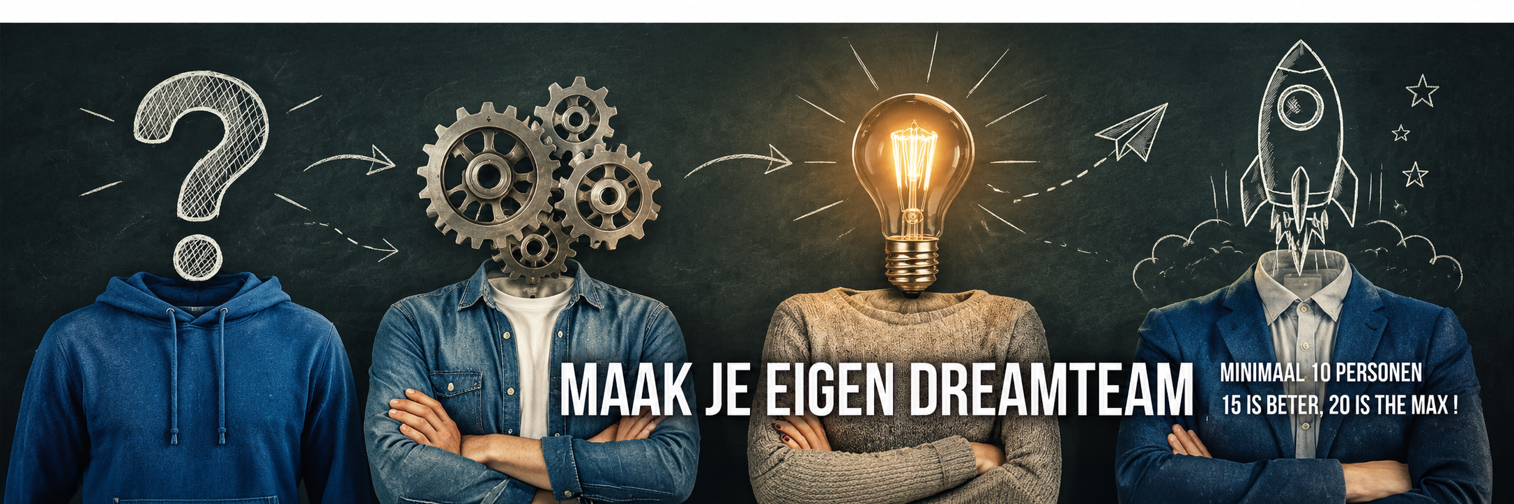Droomteam op het krijtbord